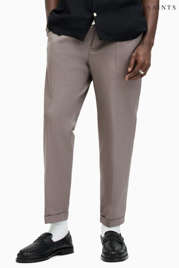 AllSaints Brown Tallis Trousers (994901) | £139