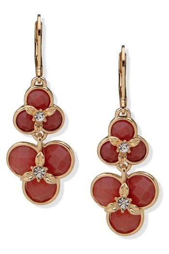 Anne Klein Ladies Gold Tone Jewellery Earrings (995010) | £28