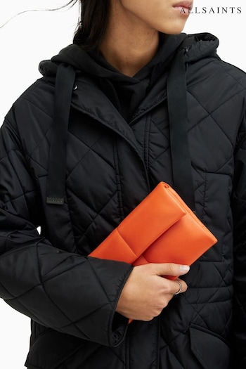 AllSaints Orange Ezra Quilt Cross-Body Bag (995159) | £169