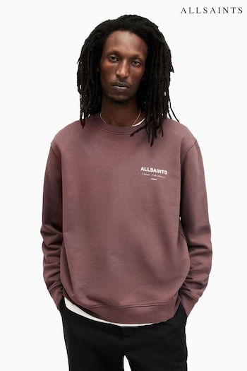 AllSaints Purple Underground Crew Sweatshirt (995432) | £99