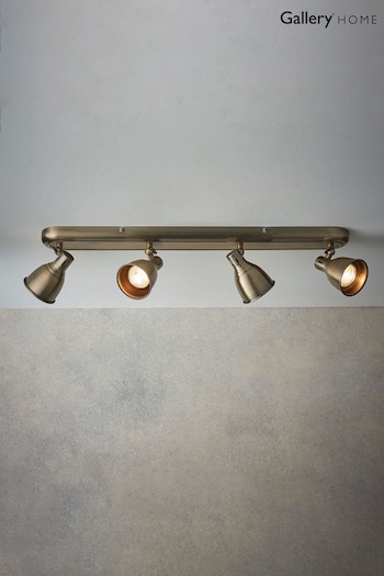Gallery Home Antique Brass Orilla 4 Bulb Ceiling Light (995556) | £80