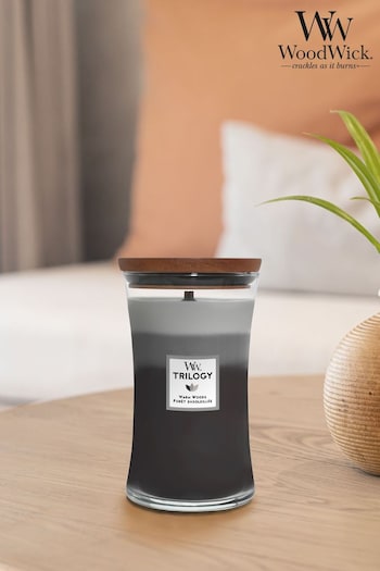 Woodwick Trilogy Large Warm Woods Scented Candle (995575) | £33.99