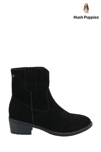 Hush Puppies Black Iva Ladies Ankle Boots hold (996097) | £95