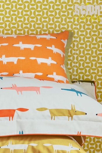 Scion Orange Little Mr Fox Birthday Cushion (996270) | £40