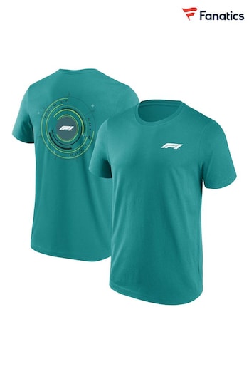 Fanatics Green Formula 1 Street Front & Back Graphic T-Shirt (996299) | £30