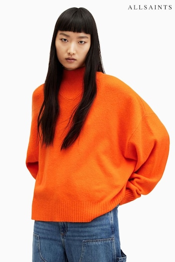 AllSaints Orange Asha Jumper (996374) | £169