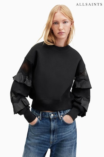 AllSaints Black Grace Sweater (996480) | £119