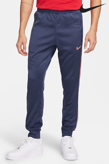 Nike Blue Sportswear Polyknit Joggers (996556) | £60