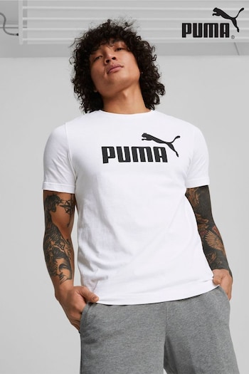 Puma White ESS Logo T-Shirt (996862) | £21