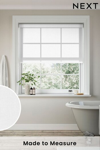 Snow White Abbey Made to Measure Roller Blind (997090) | £52