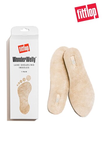 FitFlop Cream Luxe Shearling Insole Shoes (997315) | £20