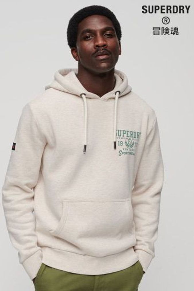 Buy Men s Superdry Cream Hoodies Sweatshirtsandhoodies Online