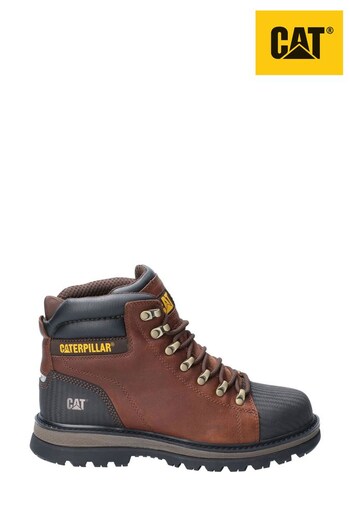 CAT® Brown Foxfield Lace-Up Safety Boots (997849) | £130