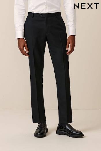 Black Skinny Fit Textured Suit: Trousers (997935) | £35