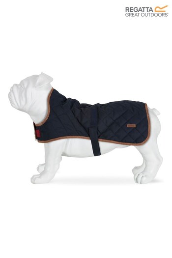 Regatta Blue Odie Quilted Lined Dog Coat (998192) | £25