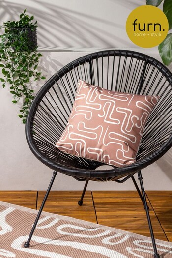 Furn Natural Klay Abstract Outdoor Cushion (998203) | £18