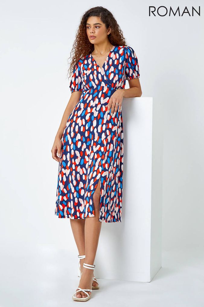 Next red spot online dress