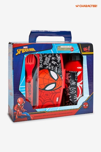 Character Red Character Spiderman Lunch Set (999299) | £16