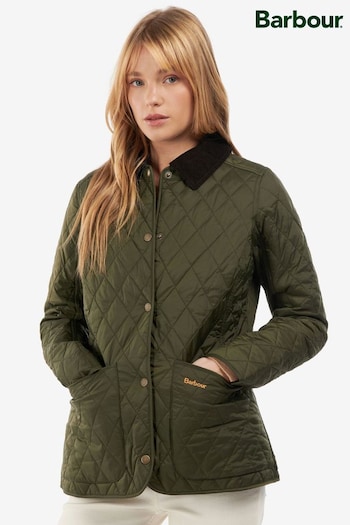 Barbour® Khaki Green Annandale Quilted Jacket (999301) | £119