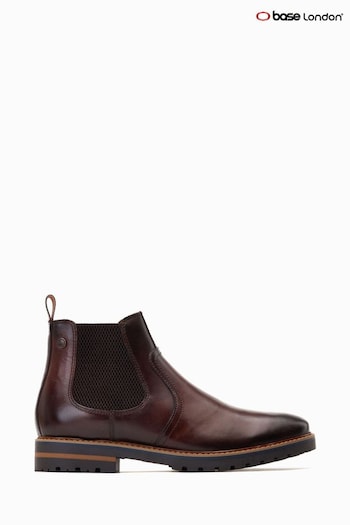 Base London Cutler Pull On Chelsea Brown Boots blackened (999836) | £85
