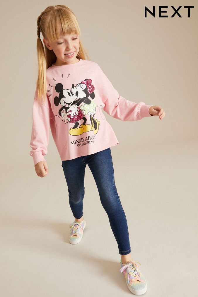 Girls minnie mouse jumper discount