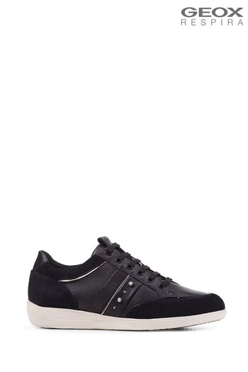 Geox Womens Myria Black Sneakers (A00120) | £100