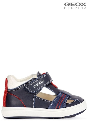 Geox Baby Boy Navy Blue Biglia First Steps Shoes never (A00217) | £47.50