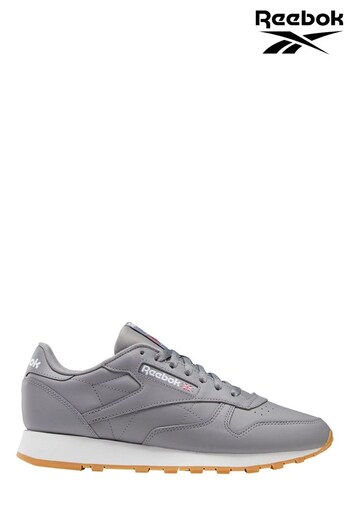 Reebok Grey Classic Leather Trainers (A00470) | £70