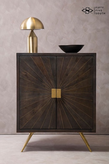 Fifty Five South Grey Sagor Cabinet (A00832) | £1,075