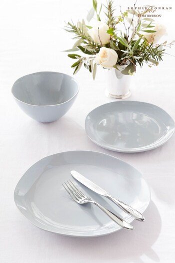 Sophie Conran Set of 4 Grey Arbor Grey Dinner Plates (A01827) | £80