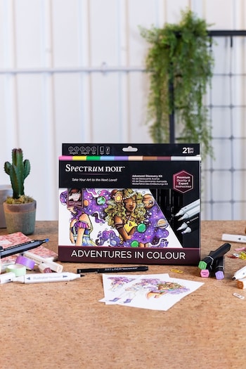 Spectrum Noir Purple 18 Piece Masterful Mandalas Advanced Discovery Set (A02039) | £25
