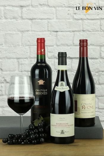 Le Bon Vin Trio of French Red Wines (A02179) | £49