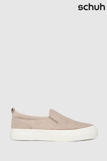 Schuh Natural Megan Slip-On Trainers (A02471) | £20