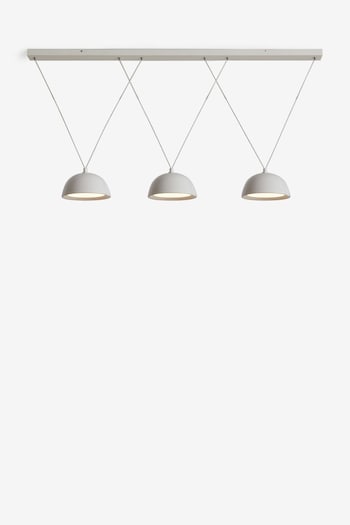 All Personalised Gifts White 3 Light Domed Pendant With Diffuser (A03908) | £210
