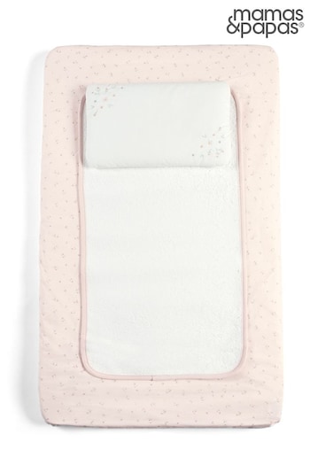 Mamas & Papas Wttw - Pink Born To Be Wild Luxury Changing Mattress (A04075) | £36