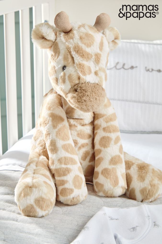 Mamas & Papas Brown Welcome to the World Soft Giraffe Toy (A04093) | £19