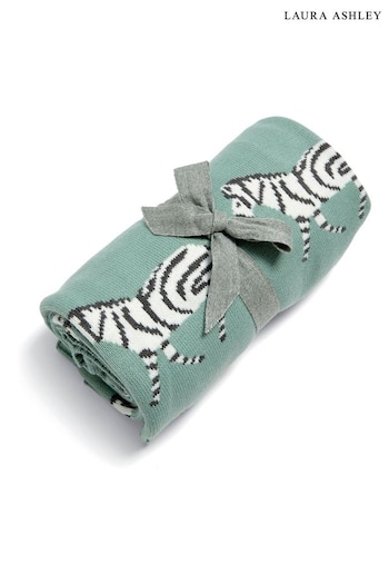 Mamas & Papas Green Kids Knitted Blanket (A04104) | £29