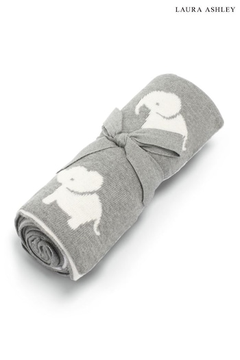 Mamas & Papas WTTW Grey Elephant Kids Knitted Blanket (A04114) | £32