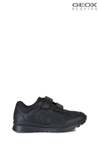 Geox Junior Black Pavel Sneakers (A04292) | £39 - £42