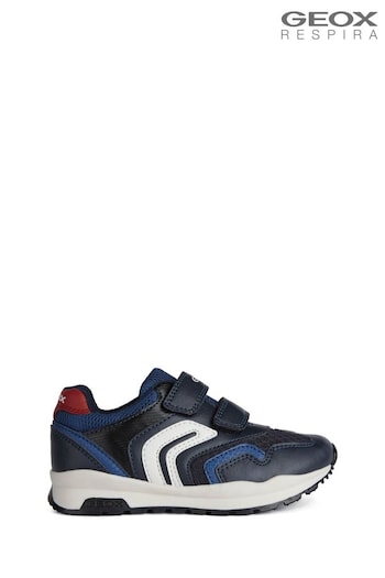 Geox Junior Blue Pavel Sneakers (A04293) | £42.50 - £47.50