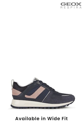 Geox Womens Tabelya Blue Sneakers (A04589) | £115