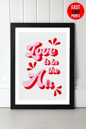 East End Prints Black Love Is In The Air Print (A06025) | £47 - £132