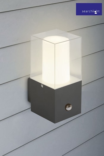 Searchlight Dark Grey Clinton Outdoor Wall Light With Sensor (A06451) | £54