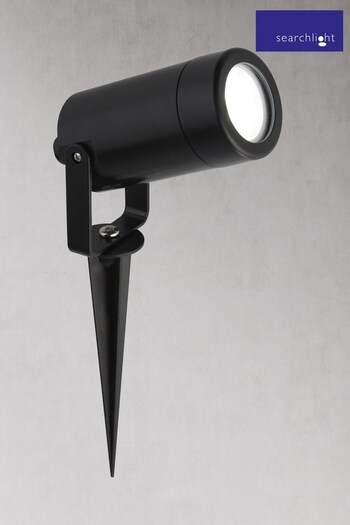 Searchlight Hugo Black Outdoor Garden Spike Light (A06454) | £17