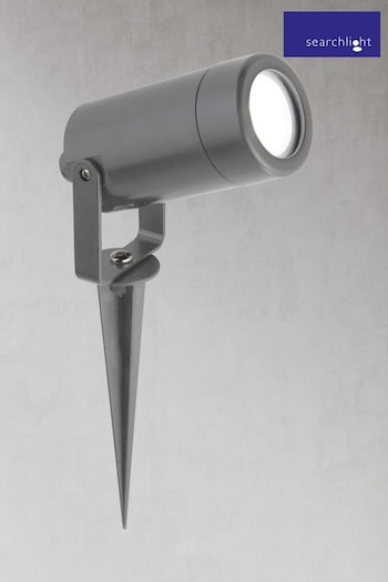 Searchlight Grey Pryor Outdoor Garden Spike Light (A06459) | £15