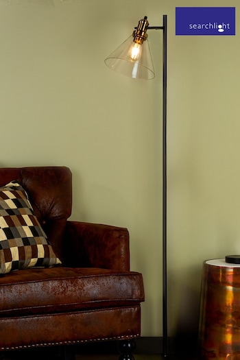 Searchlight Black/Gold Macallan Floor Lamp (A06463) | £70