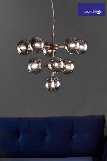 Searchlight Gold Orion 9 Light Ceiling Light Pendant (A06483) | £115