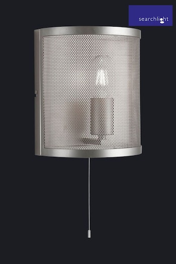 Searchlight Matt Silver Chantilly Wall Light (A06539) | £37