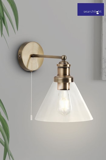 Searchlight Entwine Antique Brass Wall Light (A06570) | £41