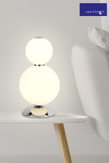 Searchlight Acre 2 Light Chrome Table Lamp (A06662) | £100